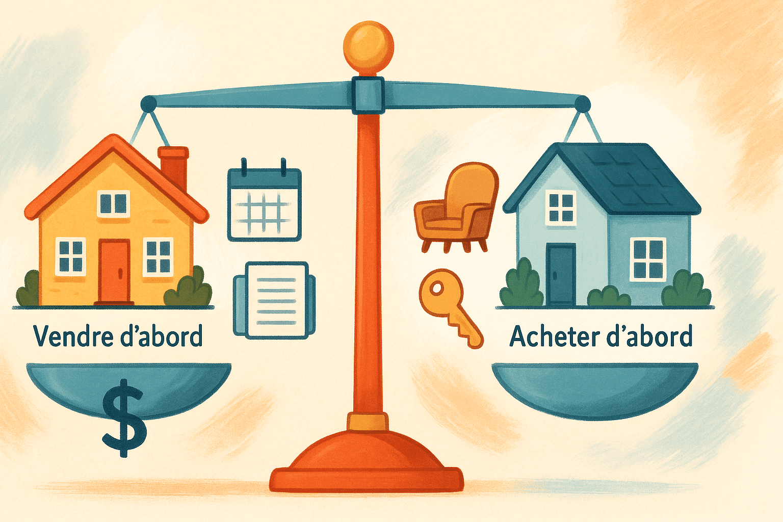 Vendre avant d'acheter ou l'inverse?